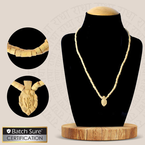 100% Original Tulsi Mala with handcrafted Tulsi beads and a Radha locket, perfect for devotion, meditation, and spiritual wear. Indiaβs Premium Jap Mala Store- www.satvikstore.in