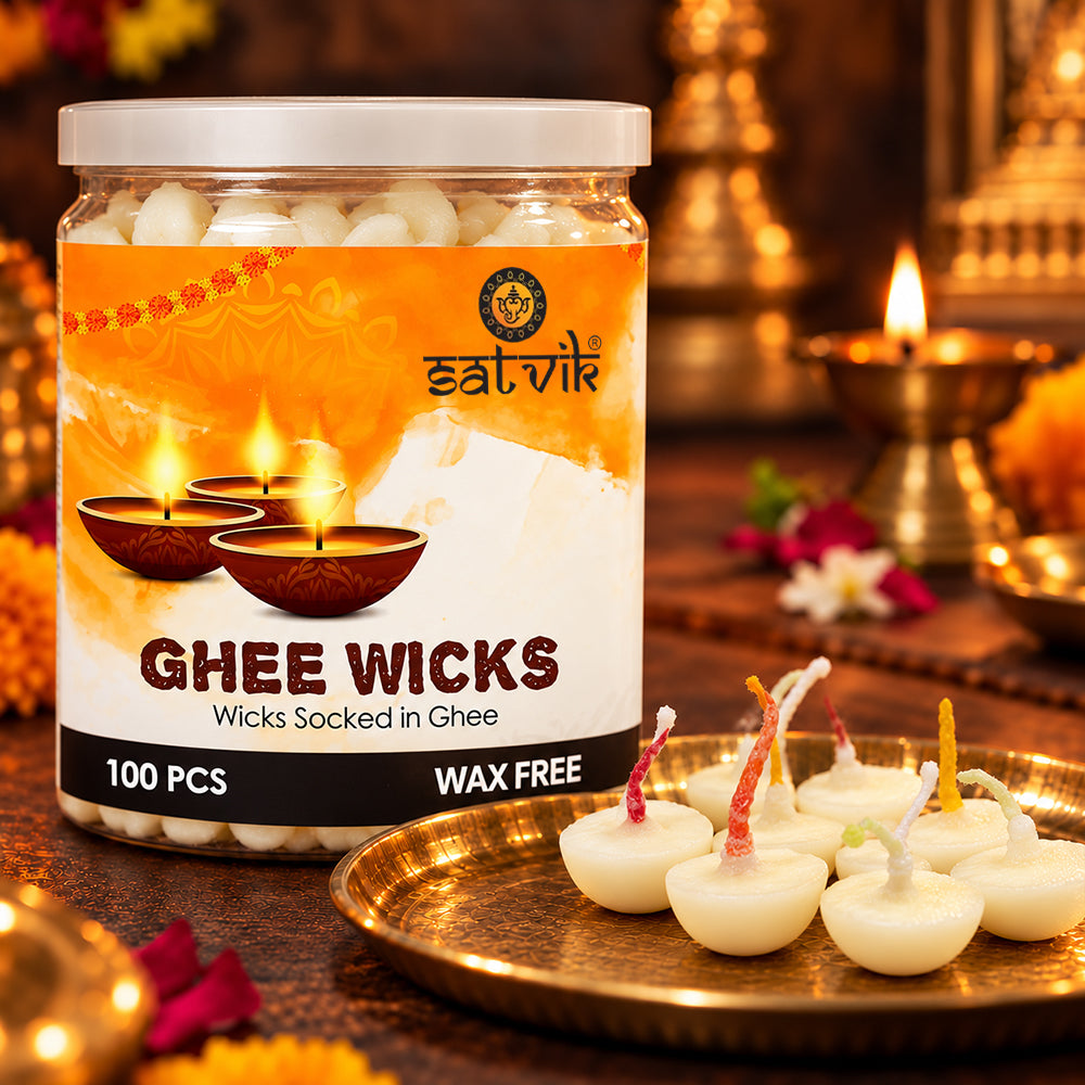 Pure Ghee Diya Wicks (Wax Free)