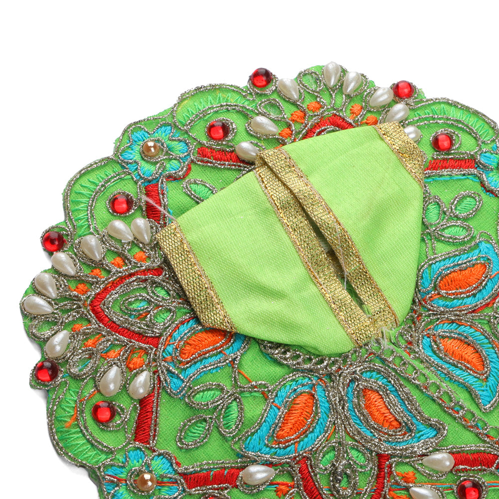 Size 2 Colour Stones Embroidered Laddu Gopal Dress