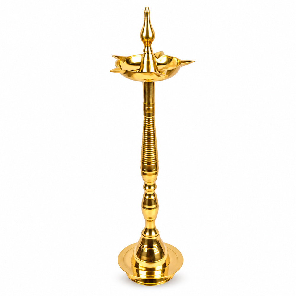 24 Inch Brass Kerala Diya Samai Lamp