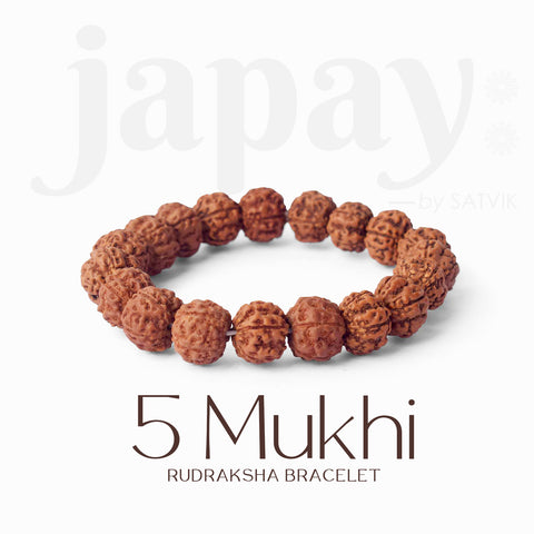 5 Mukhi Rudraksha Bracelet β Certified Beads for Peace, Health & Spiritual Clarity. Indiaβs Largest Pooja Accessories Brand - www.satvikstore.in