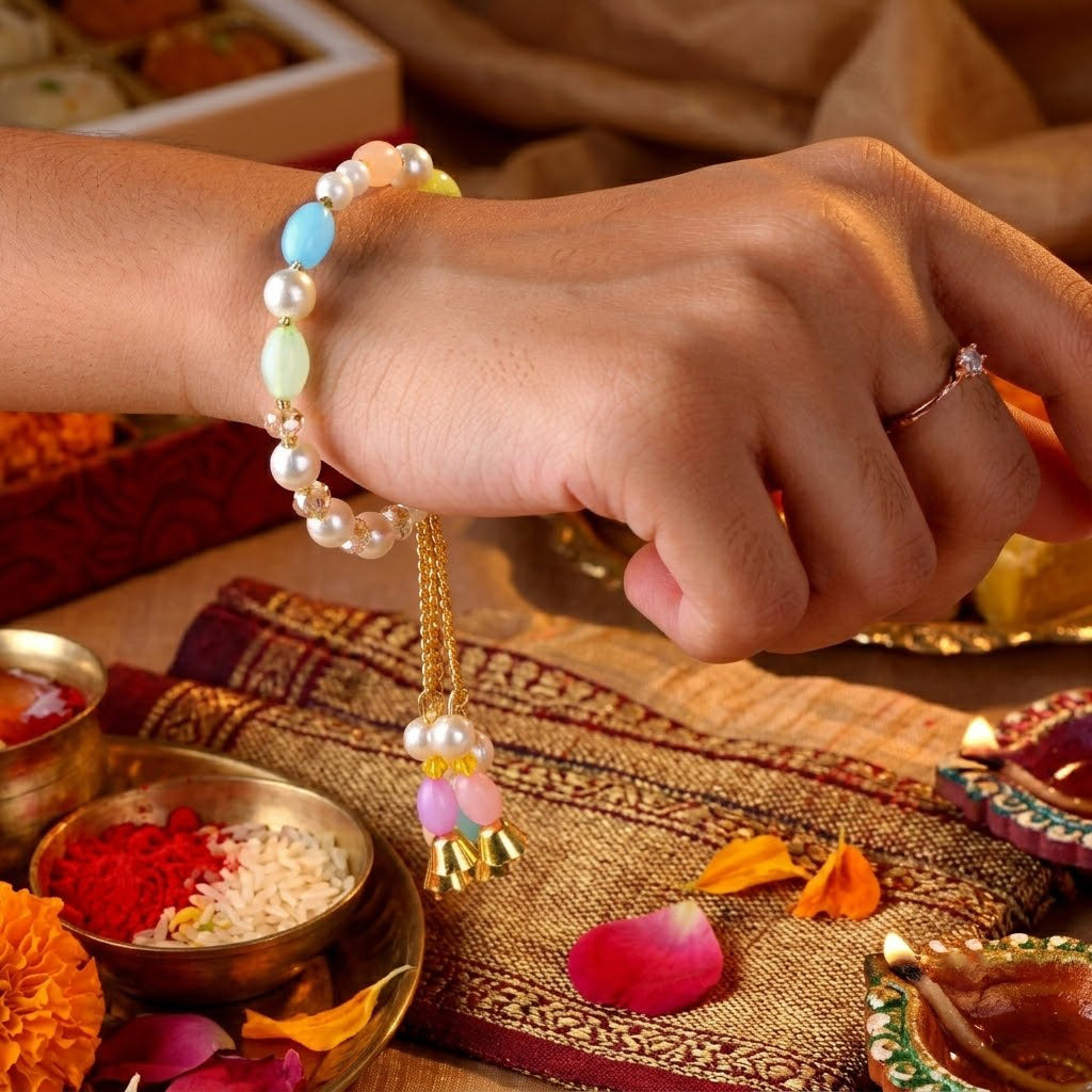 Exquisite Family Rakhi Combo (Set of 5)