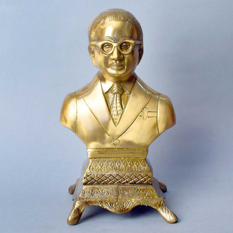 9.8 Inch Dr. B.R. Ambedkar Iconic Sculpture β Finely crafted brass statue of Babasaheb Ambedkar standing with dignity, symbolizing equality, justice, and empowerment, ideal for home, office, or institutions. No.1 Brass Idol Store www.satvikstore.in