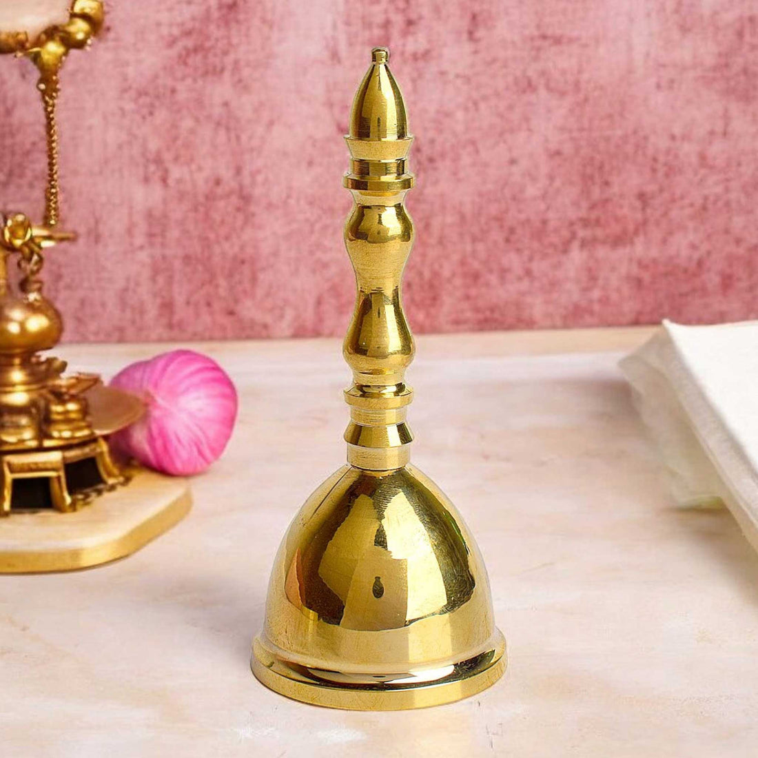 Elegant Brass Fancy Puja Bell| ndia’s Largest Pooja Accessories Brand - www.satvikstore.in