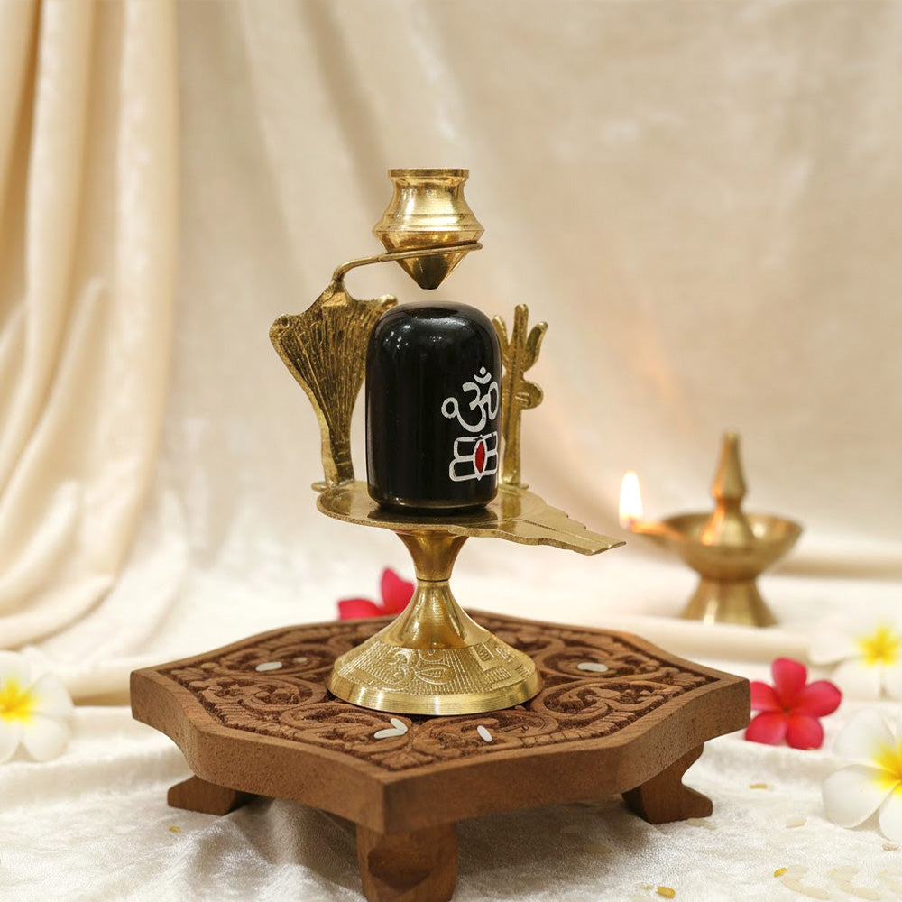 Brass Shivaling,5.5 inch India’s Largest Pooja Accessories Brand – www.satvikstore.in