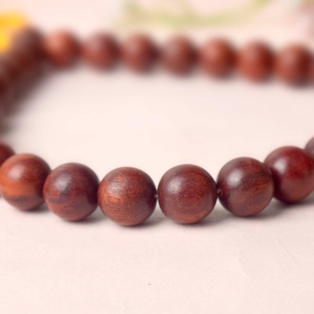 12mm 27 Bead Red Chandan Mani Mala