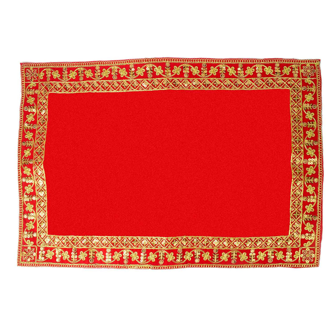 Designer Border Aasan 16x24 Inch (Big) – Pack of 4