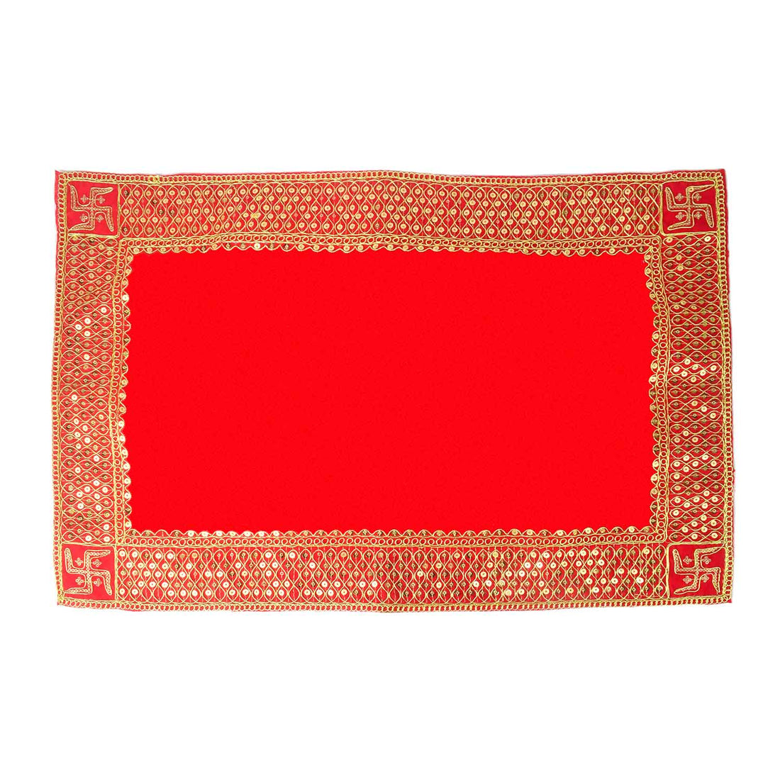 Swastik Design Aasan 16x24 Inch (Big) – Pack of 4