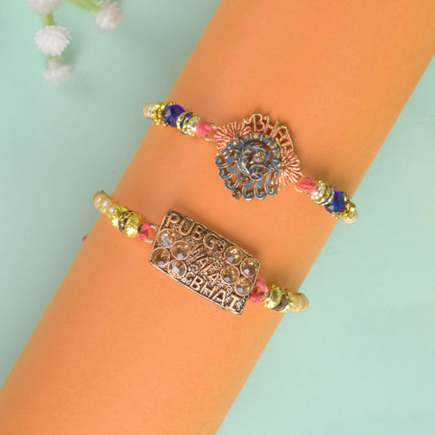 Set of 2 Traditional Rakhis for Brothers with Roli Chawal and Ram Sita Stickers β Raksha Bandhan Gift Pack. Indiaβs Largest Pooja Accessories Brand - www.satvikstore.in