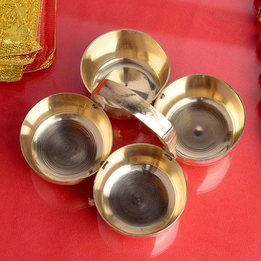 Elegant Brass Chaumukh, a beautifully crafted four-faced idol used for pooja rituals, symbolizing divine presence and spiritual energy in temples and homes.
India’s Largest Pooja Accessories Brand – www.satvikstore.in