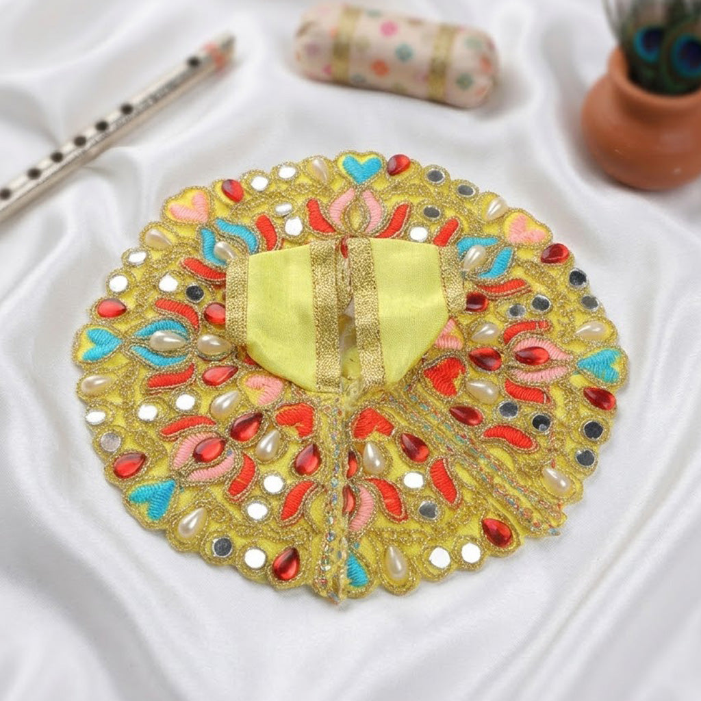 Embroidered Laddu Gopal Dress | India’s Largest Pooja Accessories Brand – www.satvikstore.in