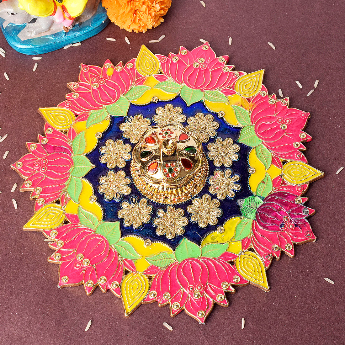 Flower Design India’s Largest Pooja Accessories Brand – www.satvikstore.in