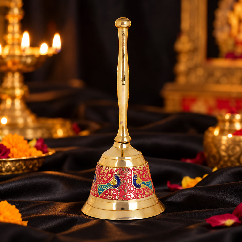 Riveting Brass Puja Bell/Ghanti