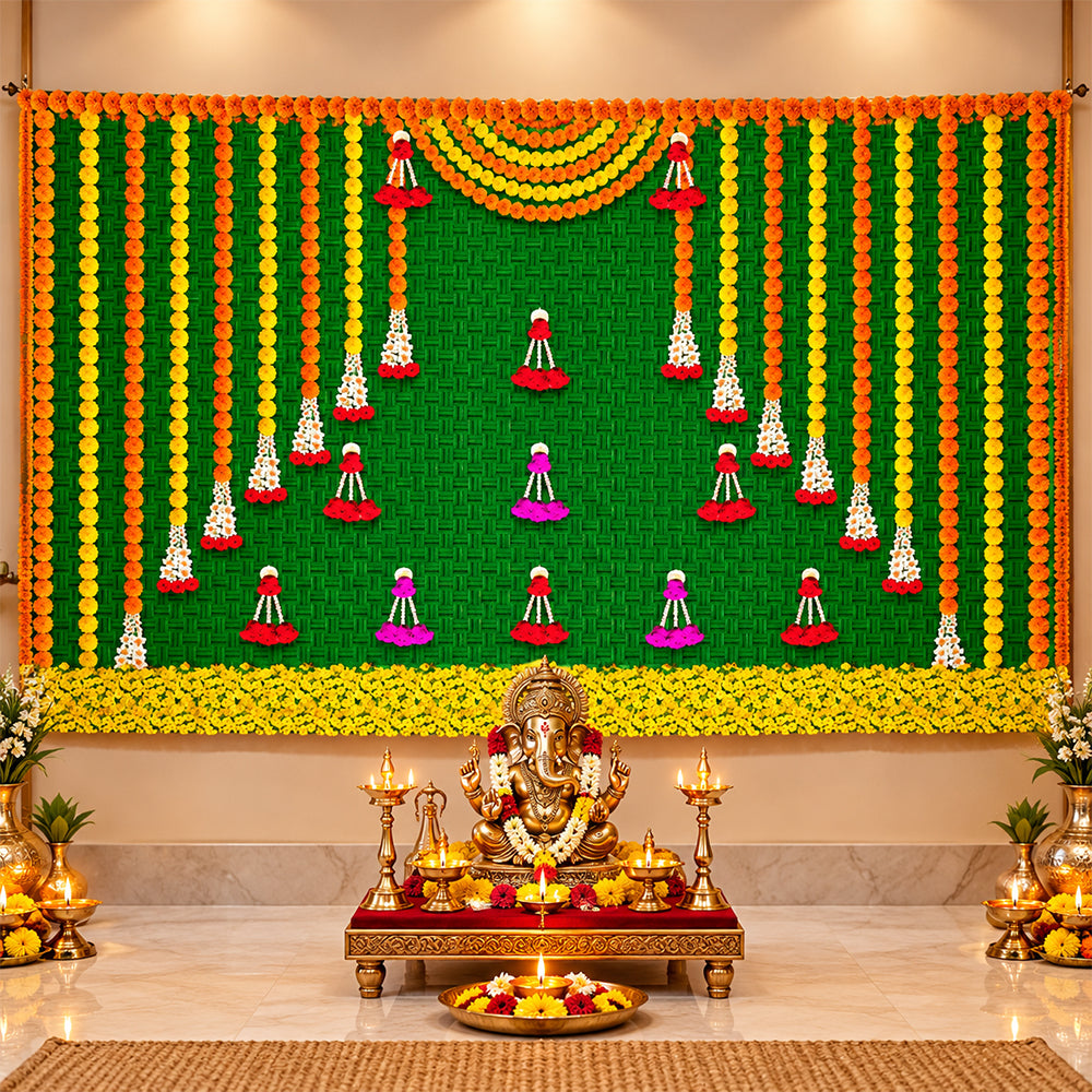 Backdrop Clothes Print Banana Leaf Design
