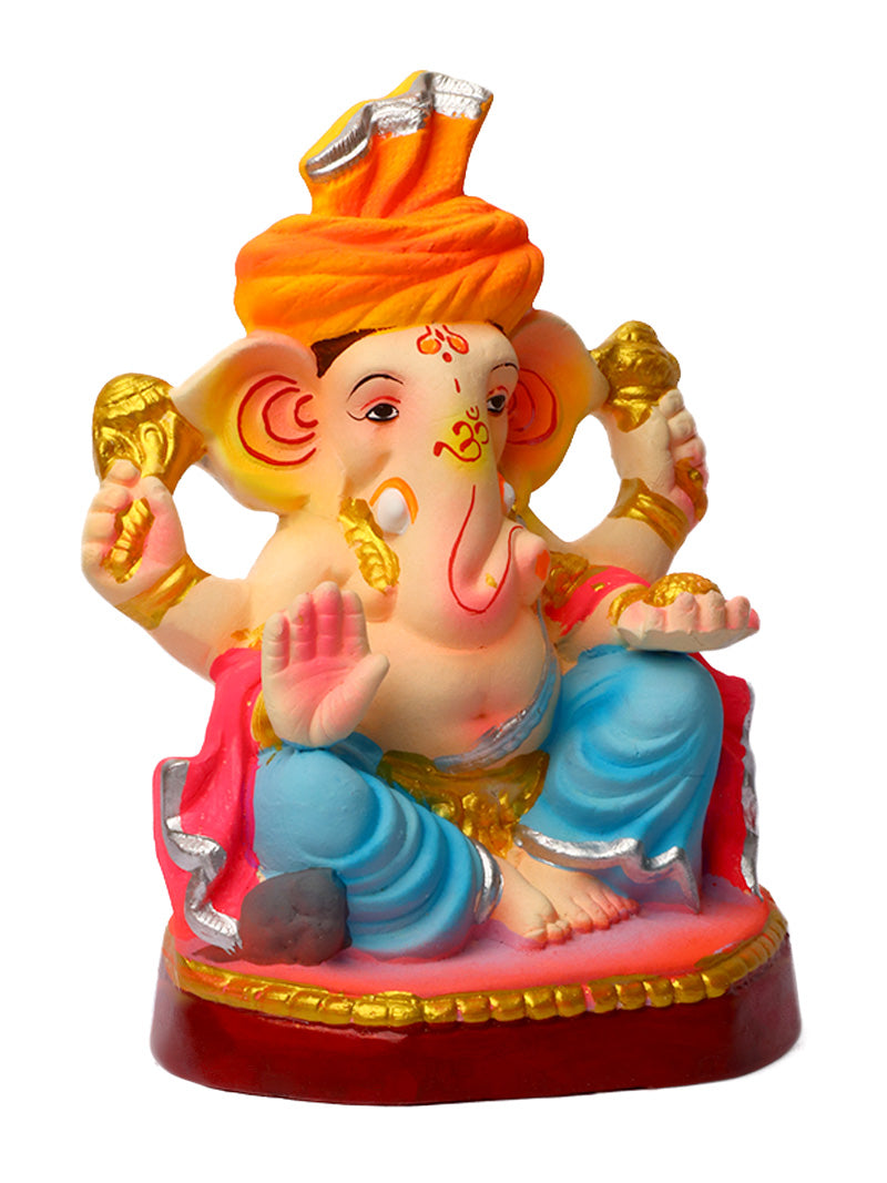 8 Inch Buddhividhata Eco-Friendly Ganesha Idol