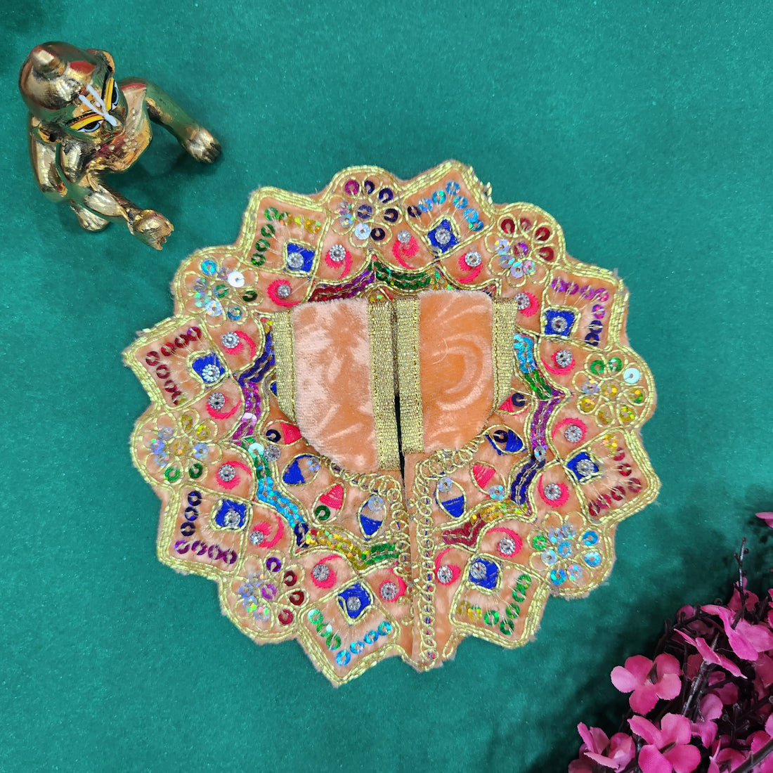 Beautiful Laddu Gopal Dress No.2 with vibrant colors and fine detailing – India’s Largest Pooja Accessories Brand – www.satvikstore.in
