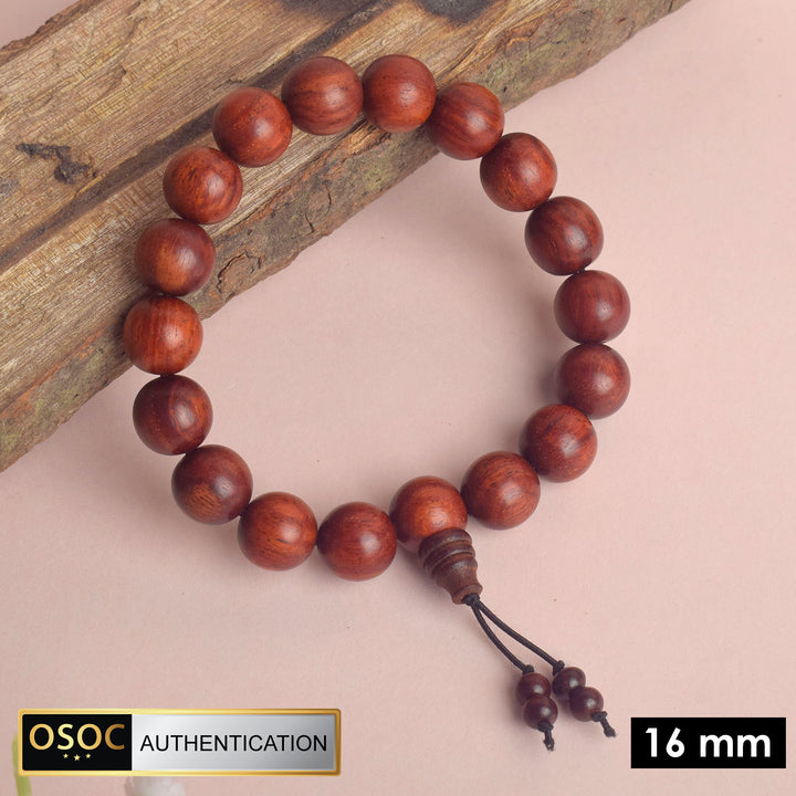 100% Original Red Chandan Sandalwood Bracelet for Spiritual Use. Indiaβs Largest Pooja Accessories Brand - www.satvikstore.in