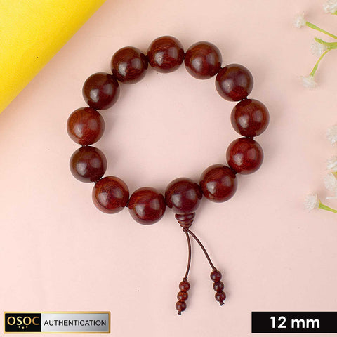 100% Original Red Chandan Sandalwood Bracelet for Spiritual Use. Indiaβs Largest Pooja Accessories Brand - www.satvikstore.in