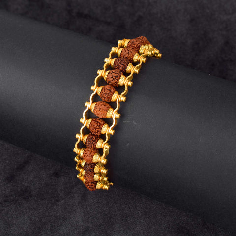 Gold Plated Rudraksha Bracelet with Premium PVD Coating β Authentic Spiritual Wristwear from Satvikstore.in
Indiaβs Largest Pooja Accessories Brand - www.satvikstore.in