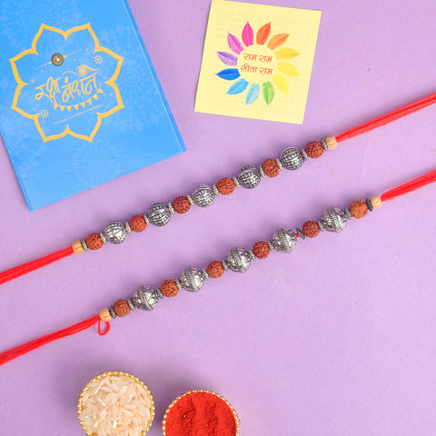 Set of 2 Traditional Rakhis for Brothers with Roli Chawal and Ram Sita Stickers β Raksha Bandhan Gift Pack. Indiaβs Largest Pooja Accessories Brand - www.satvikstore.in