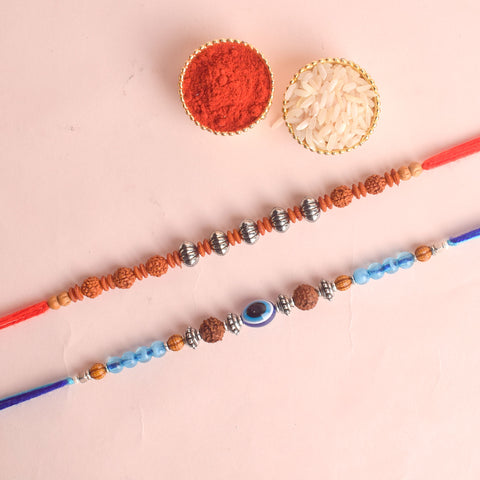Set of 2 Traditional Rakhis for Brothers with Roli Chawal and Ram Sita Stickers β Raksha Bandhan Gift Pack. Indiaβs Largest Pooja Accessories Brand - www.satvikstore.in