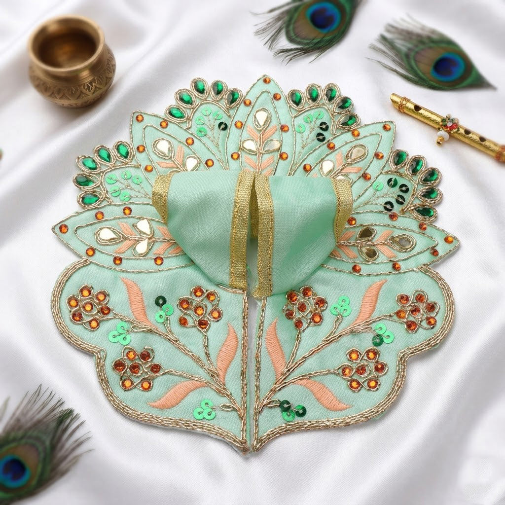 Traditional Zari Work Laddu Gopal Dress | India’s Largest Pooja Accessories Brand – www.satvikstore.in