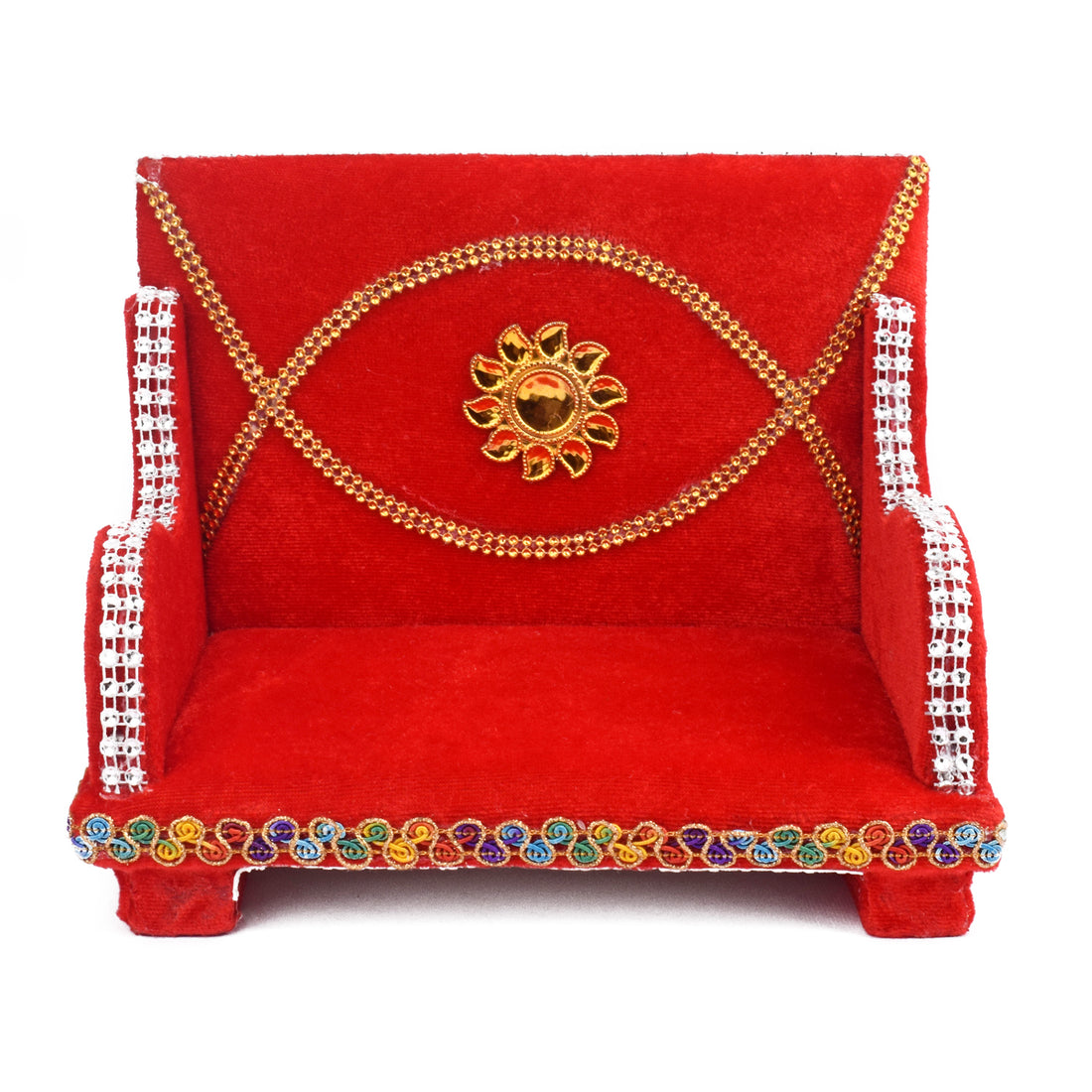 Luxurious Laddu Gopal's Velvet Singhasan