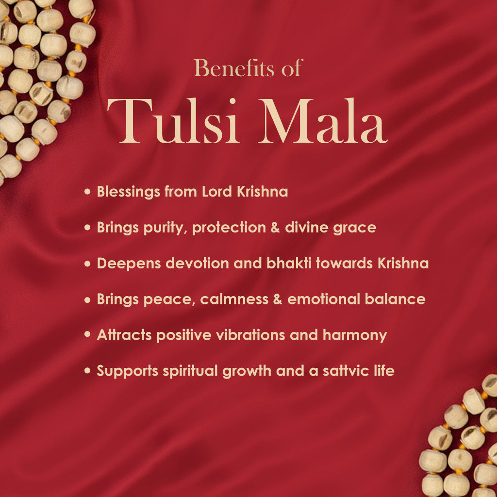 Multi Layer Twisted Tulsi Kanthi Mala 100% Original