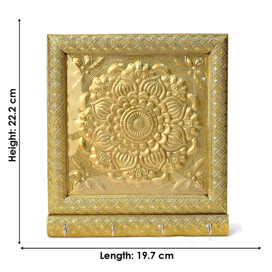 Cultural Impressions Embossed Meenakari Key Organizer
