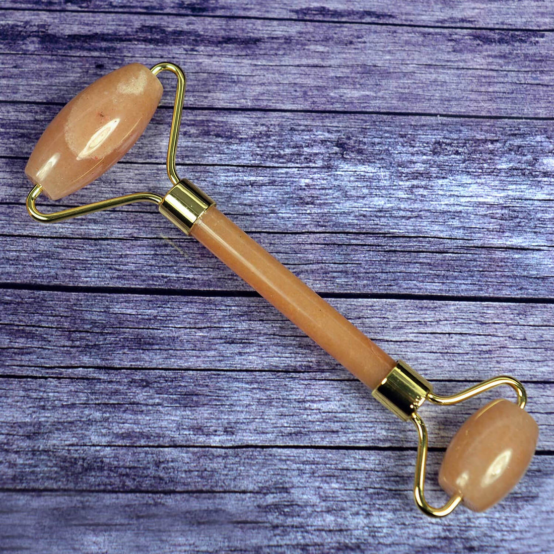 Citrine Face Roller with Gua Sha – Radiance & Positive Energy