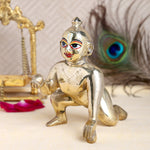 Brass Bal Gopal/Laddu Gopal Idol (Sizes Available 0 to 7)