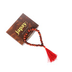 Red Chandan Mani Mala 27 Bead (12mm)