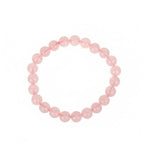 Rose Quartz Round Bead Bracelet Stylish Spiritual Wear