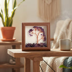 Amethyst Tree with Frame Decorative Spiritual Piece