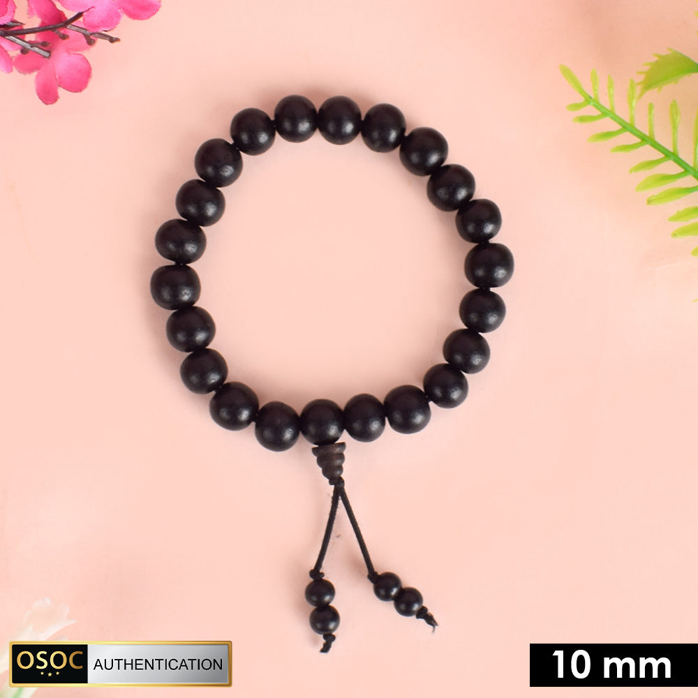 10mm Govt. Certified Karungali Bracelet with Gloss Finish