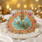 Size No.2 Heavy Stone & Thread Work Designer Laddu Gopal Dress