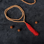 5 Mukhi Pathariya Rudraksha Mala 108 Beads 6mm