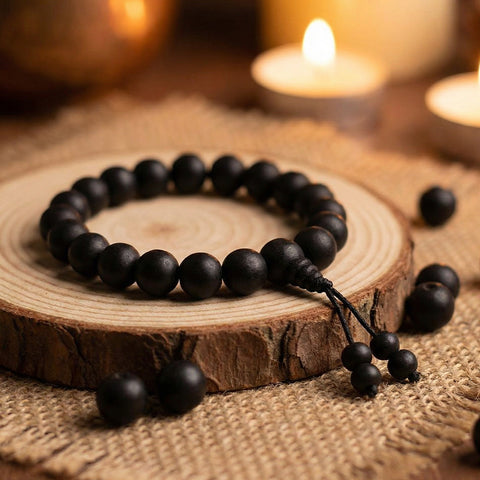 10mm Govt. Certified Karungali Bracelet with Matt Finish