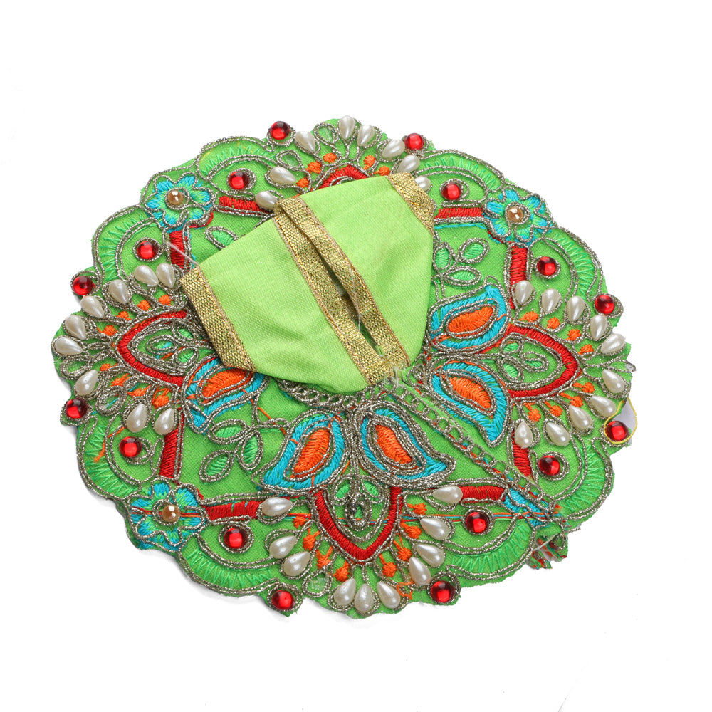 Size 2 Colour Stones Embroidered Laddu Gopal Dress