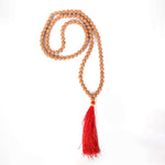 5 Mukhi Pathariya Rudraksh Mala 108 Beads 8mm