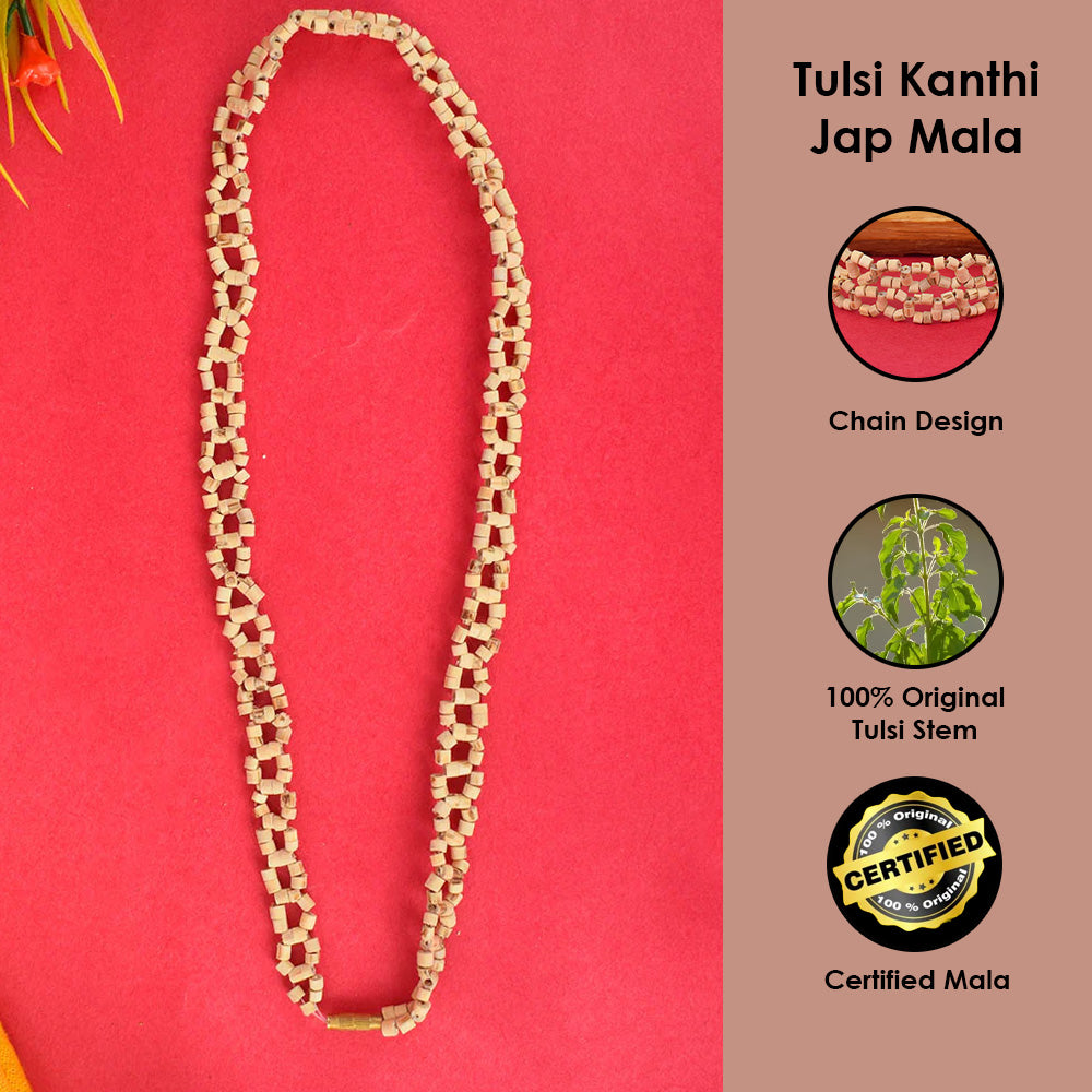 100% Original Chain Design Tulsi Kanthi Mala