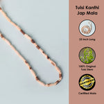 100% Pure Tulsi Kanthi Bead Mala 23 inch Long