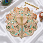 Size No.2 Traditional Zari Work Indian Laddu Gopal Dress