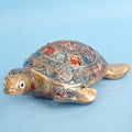 2.8 inch antique brass turtle murti symbolizing longevity, stability, and good fortune. India’s Largest Brass Idols Brand - www.satvikstore.in

