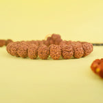 7 Mukhi Semi Pathriya Rudraksha Mala 13-14 mm