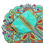 Size 2 Colour Stones Embroidered Laddu Gopal Dress