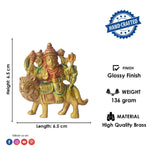 2.6 Inch Vibrant Sherawali Mata Idol
