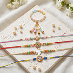 Handcrafted Family Rakhi Combo (Set of 5)