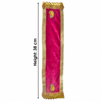 Exclusive Magenta Velvet Ganpati Idol Patka