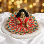 Size 2 Premium Heavy Stone & Pearl Laddu Gopal Dress